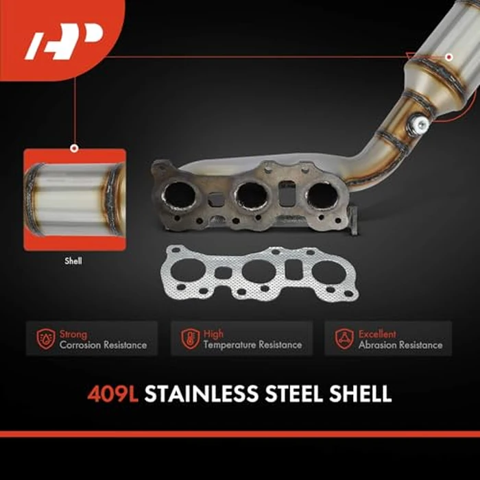 A-Premium Front Left Exhaust Manifold Catalytic Converter with Gasket Kit Direct-Fit Compatible with Toyota Tacoma 2012 2013 2014 2015 4.0L, E.P.A. Compliant by A-Premium - Image 5