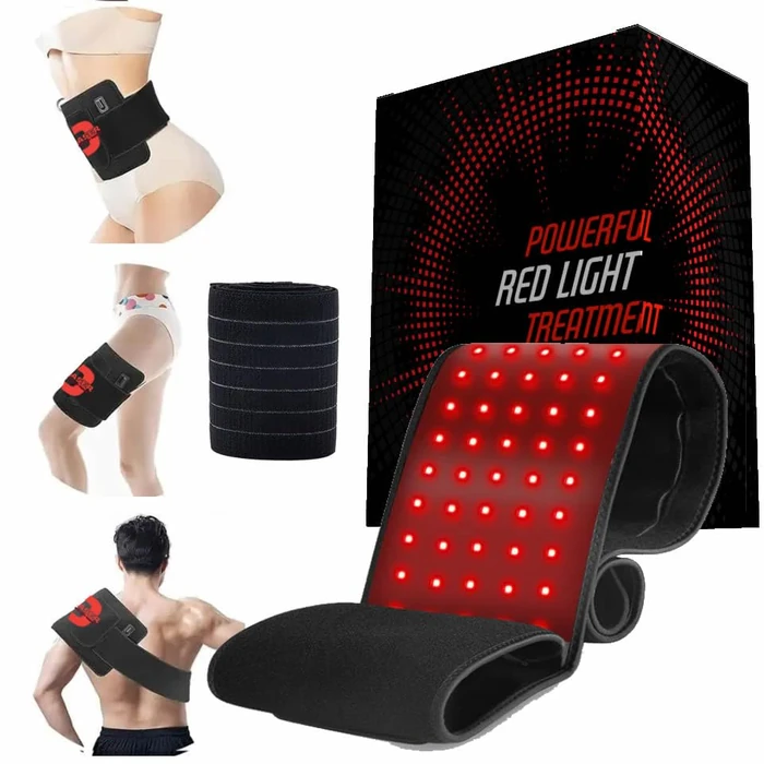 Red Light Therapy Belt, Infrared Light Therapy for Body, Improve Joint Inflammation, Red Light Therapy for Body, Back Shoulder Waist Muscle Pain Relief Light Therapy Device for Women Men by CANTENDO - Used - Like New condition