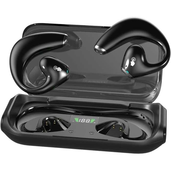 Docooler Wireless Earbuds BT5.3 Earhook Earphone Sweatproof JR04 - Black by Docooler - Refurbished - Excellent condition