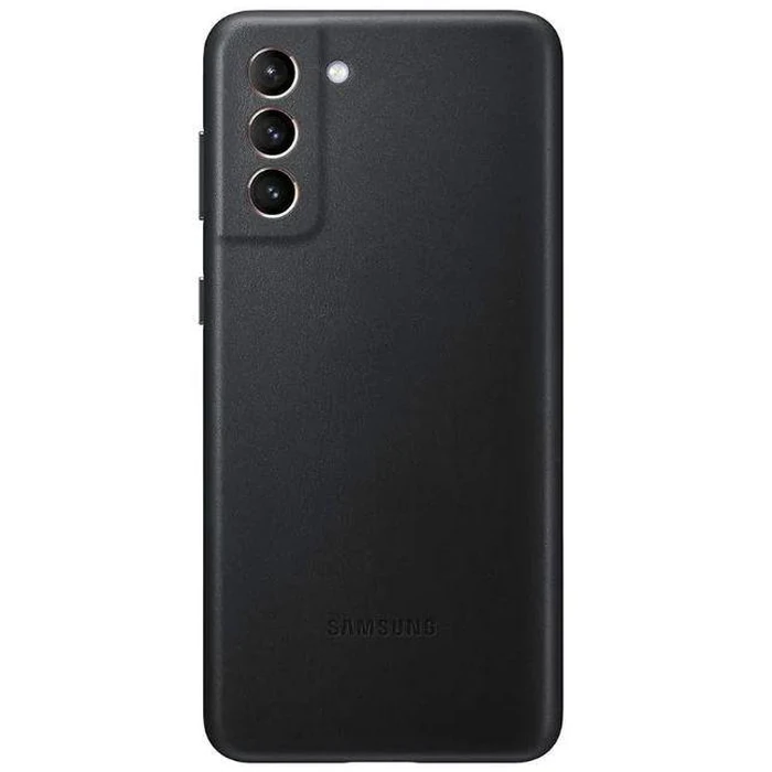 Samsung Leather Cover for Galaxy S21+ - Black by Samsung - Refurbished - Brand New condition - US$24.49