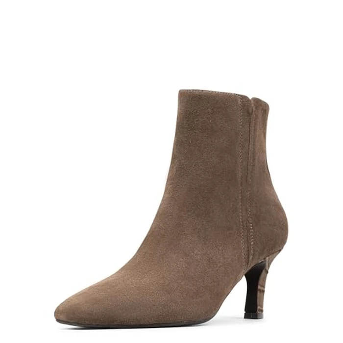 Donald Pliner Women’s Banter 2.5” Heel Bootie, Business Casual Ankle Boots for Women, Low Heel Shoes for Work or Events, Ladies Classic Dress Footwear by Donald J Pliner - Used - Like New condition