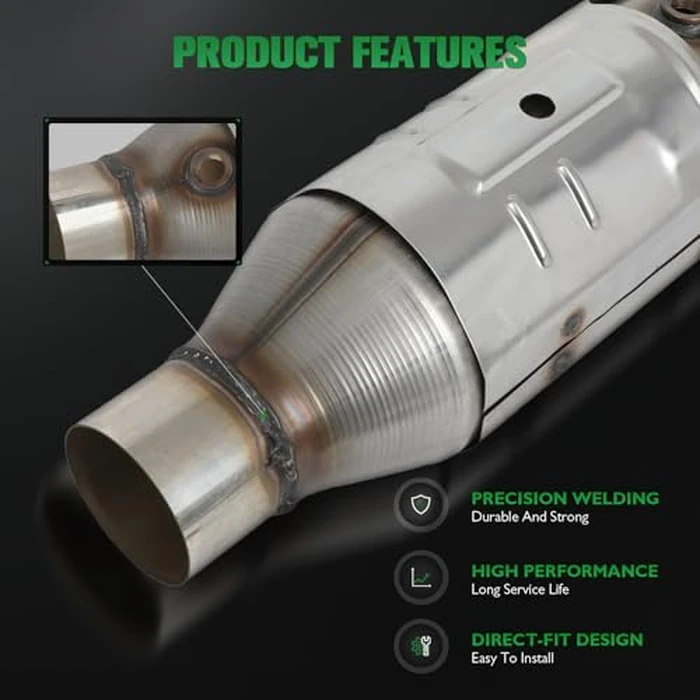 SCITOO 606307 Front Catalytic Converter Fit For Ford For E-250,For E-250 Econoline,For E-350 Club Wagon,For E-350 Econoline,For E-350 Econoline Club Wagon,For E-350 Super Duty,5.4L,EPA Compliant by SCITOO - Image 3