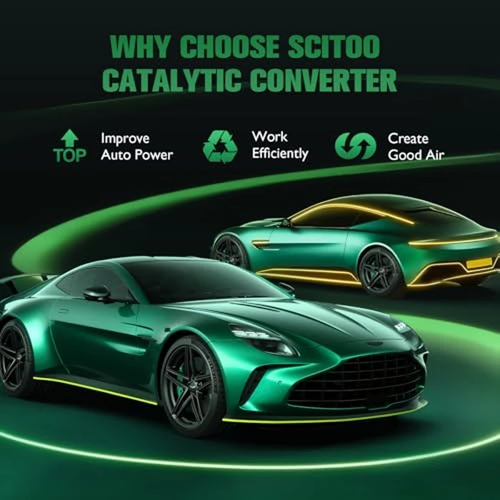 SCITOO 606307 Front Catalytic Converter Fit For Ford For E-250,For E-250 Econoline,For E-350 Club Wagon,For E-350 Econoline,For E-350 Econoline Club Wagon,For E-350 Super Duty,5.4L,EPA Compliant by SCITOO - Image 7