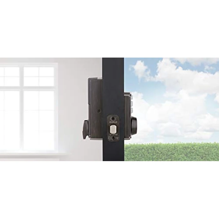 Kwikset 914 Traditional Keypad SmartCode Electronic Deadbolt Smart Lock featuring SmartKey Security and ZigBee 3.0 Technology in Venetian Bronze by Kwikset - Image 3