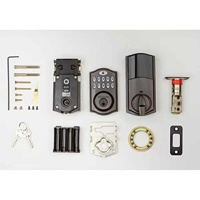 Kwikset 914 Traditional Keypad SmartCode Electronic Deadbolt Smart Lock featuring SmartKey Security and ZigBee 3.0 Technology in Venetian Bronze by Kwikset - Image 5