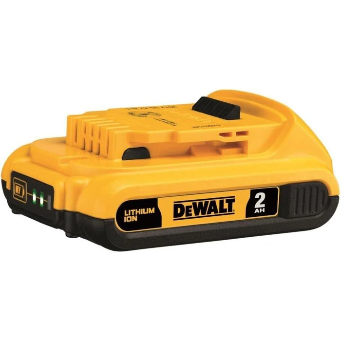 Dewalt DCB203 20V Max Compact Lithium Ion 2.0Ah Battery Pack - Black/Yellow by Dewalt - Refurbished - Excellent condition