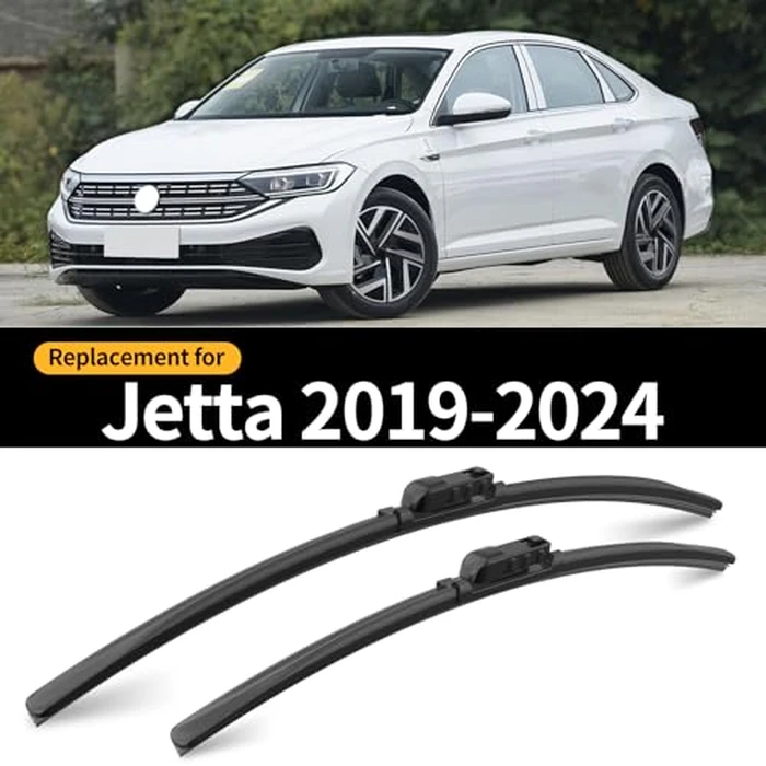 Replacement for Volkswagen Jetta 2019 2020 2021 2022 2023 2024 Windshield Wiper Blades, 2 Pieces of Car Front Window Wiper Blades for VW Jetta by GARDIMU - Image 2