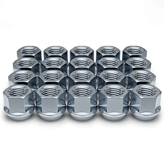 White Knight 1309-1S-20AM 14mm x 1.50 Thread Size Open End Bulge Acorn Lug Nut, Zinc, 20-Pack by White Knight - Used - Like New condition - CA$18.75