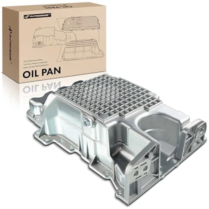 A-Premium Engine Oil Pan Sump with Drain Plug Compatible with Mazda 6 03-05, MPV 00-06, Tribute 01-06, Mercury Cougar 1999-02, Mariner 05-08, Mystique 1995-00, Ford Contour 1995-00, Escape 01-08 by A-premium - Image 1