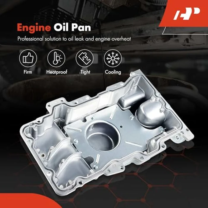 A-Premium Engine Oil Pan Sump with Drain Plug Compatible with Mazda 6 03-05, MPV 00-06, Tribute 01-06, Mercury Cougar 1999-02, Mariner 05-08, Mystique 1995-00, Ford Contour 1995-00, Escape 01-08 by A-premium - Image 3