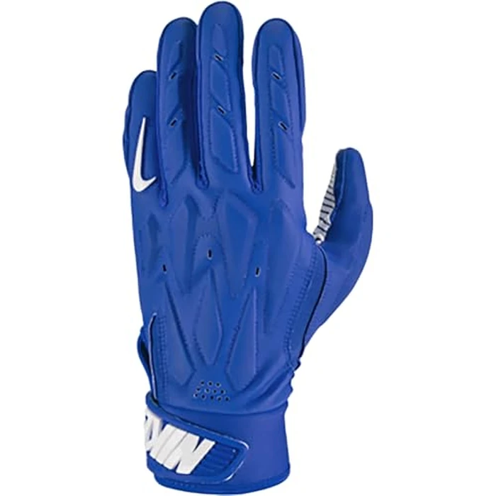 Nike D-Tack 7.0 Lineman Football Gloves Royal | Royal | White, X-Large by Nike - Used - Like New condition