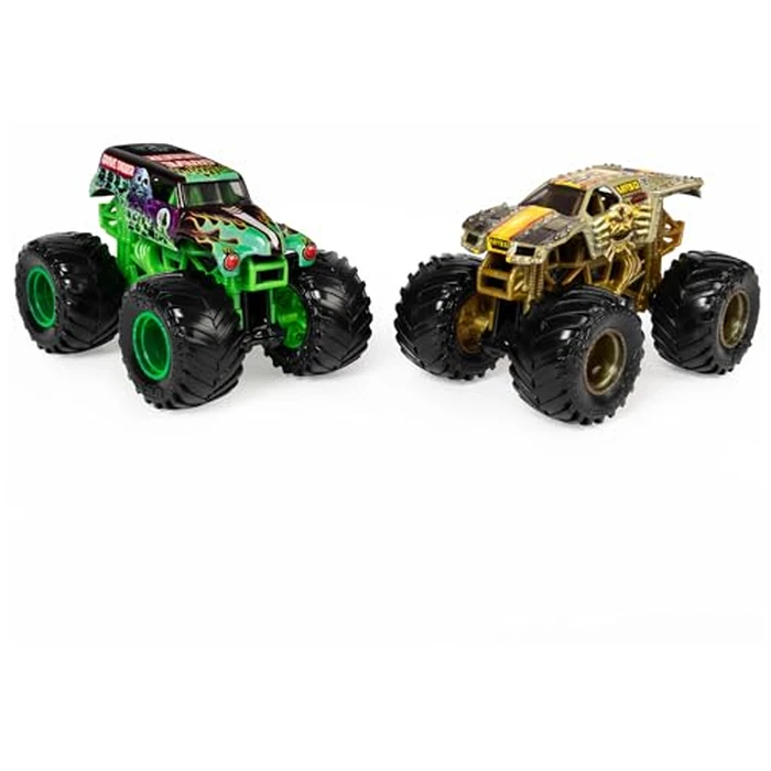Monster Jam, Official Grave Digger vs. Max D Color-Changing Die-Cast Monster Trucks, 1:64 Scale by Monster Jam - Image 2