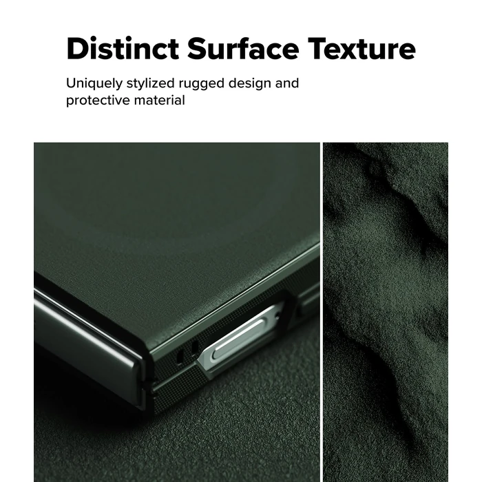 Ringke Onyx Magnetic [Compatible with MagSafe] for Samsung Galaxy Z Flip 7 Case, Firm Grip Non-Slip Anti-Fingerprint Scratch Resistant Sleek Slim Fit Shockproof Protective Phone Cover - Dark Green by Ringke - Image 7
