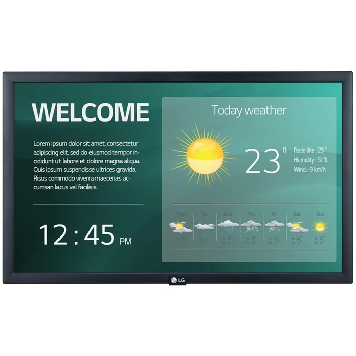 LG 22SM3G-B Digital Signage Display Monitor 22" - Black - 22 Inch by LG - Refurbished - Brand New condition - US$131.98