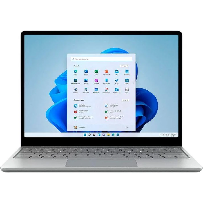 Microsoft Surface Laptop Go 2 12.4-inch - Platinum - Intel Core i5-1135G7 2.4GHz - 8GB RAM - 128GB by Microsoft - Image 1