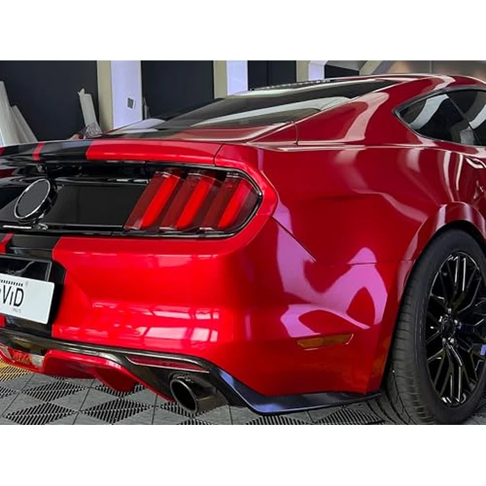 VViViD+ Ultra Gloss Metallic Candy Red Vinyl Car Wrap Premium Paint Replacement Film Roll with Nano Air Release Technology (10ft x 5ft) by VViViD - Image 3