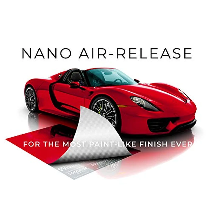 VViViD+ Ultra Gloss Metallic Candy Red Vinyl Car Wrap Premium Paint Replacement Film Roll with Nano Air Release Technology (10ft x 5ft) by VViViD - Image 4