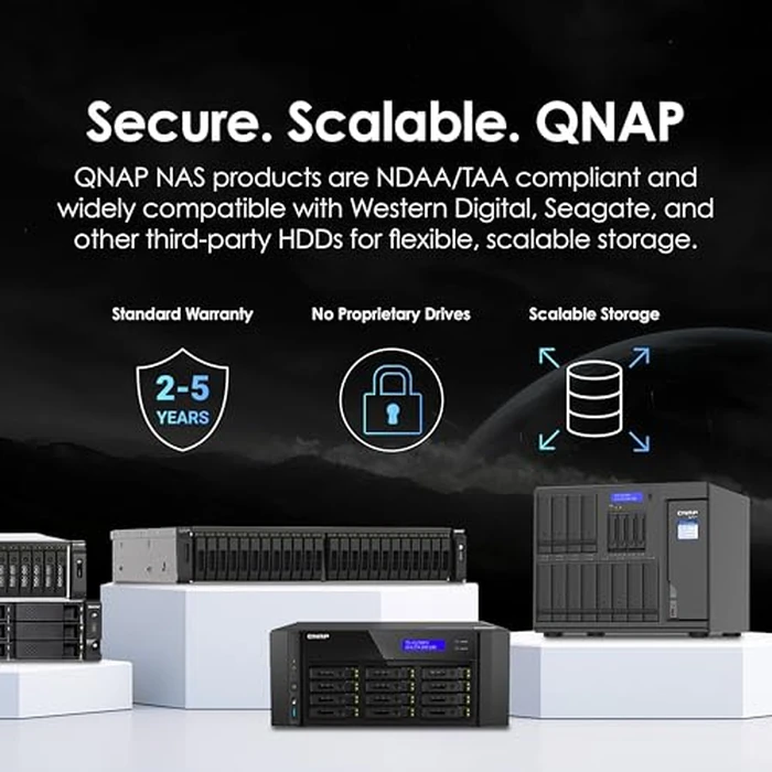 QNAP TS-664-8G-US 6 Bay High-Performance Desktop NAS with Intel Celeron Quad-core Processor, M.2 PCIe Slots and Dual 2.5GbE (2.5G/1G/100M) Network Connectivity (Diskless) by QNAP - Image 6