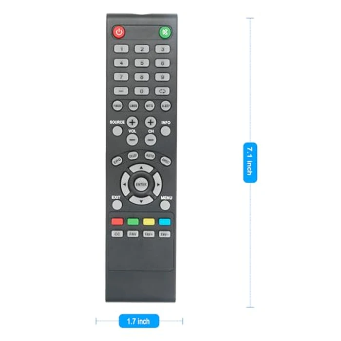 Replacement Remote Control Applicable for RCA TV RLDED3258A-F RLD5515A-H TR3201A RLDED5078A RLDED3956A RLDED5078A-B RLDED5078A-E RLDED3205A-C RLED1945A-F RLDED4016A-G RTU5540-C RLDED5078B RLD3273A-B by ZdalaMit - Image 4