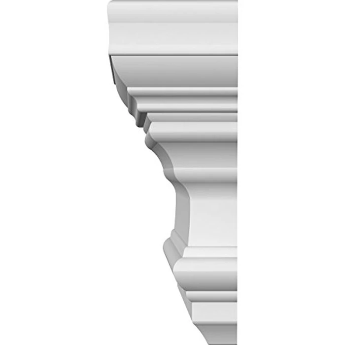 Endurathane Seville Crosshead, 73" Bottom Width x 76 1/4" Top Width x 5 1/2"H x 1/2"P, Factory Primed by Ekena Millwork - Image 4