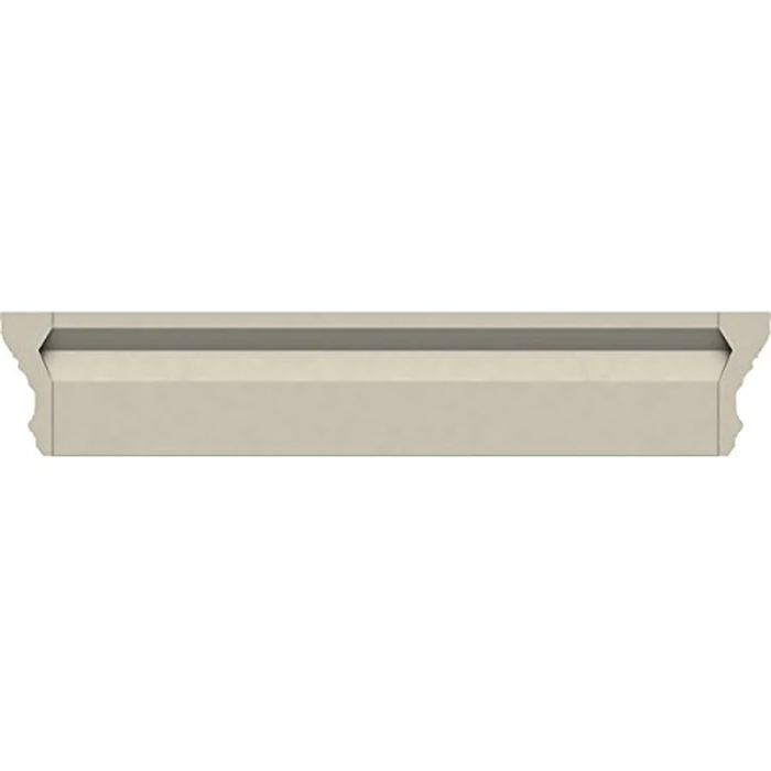 Endurathane Seville Crosshead, 73" Bottom Width x 76 1/4" Top Width x 5 1/2"H x 1/2"P, Factory Primed by Ekena Millwork - Image 5