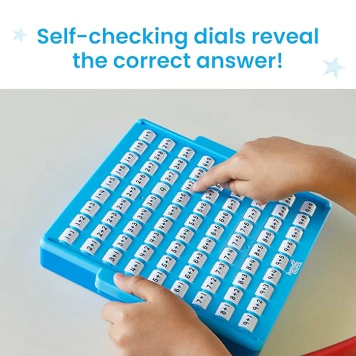 hand2mind Addition Practice Board, Math Facts Games, Number Games, Math Manipulatives Kindergarten, Educational Toys, Kids Learning Toys, Math Centers for Classroom, Preschool Learning Activities by hand2mind - Image 4