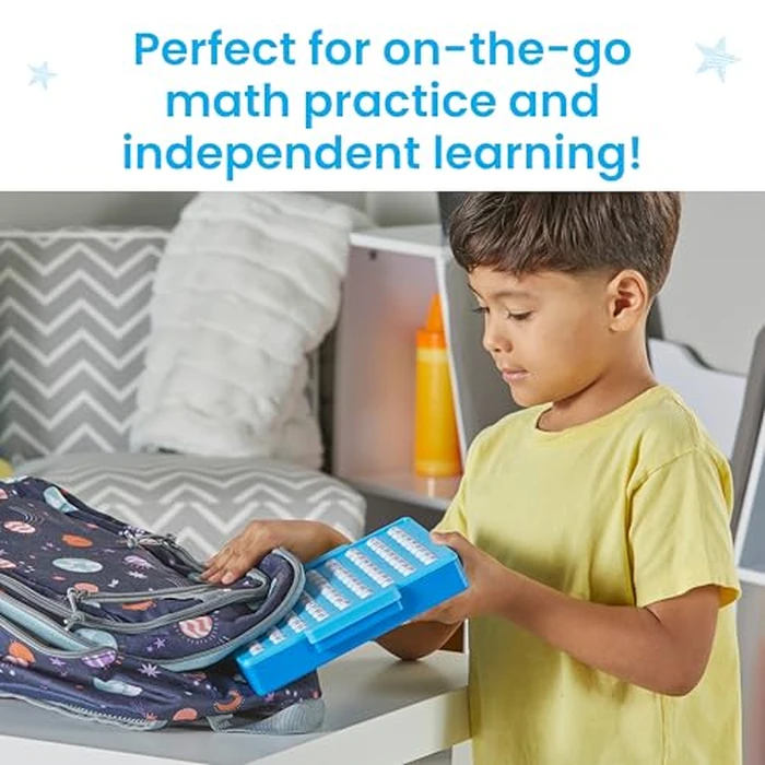 hand2mind Addition Practice Board, Math Facts Games, Number Games, Math Manipulatives Kindergarten, Educational Toys, Kids Learning Toys, Math Centers for Classroom, Preschool Learning Activities by hand2mind - Image 6