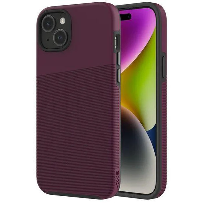 Axessorize PROTech Plus Dual-Layered Anti-Shock Sleek Phone Case for iPhone 15 Plus - Sangria by Axessorize - Refurbished - Excellent condition - US$24.98