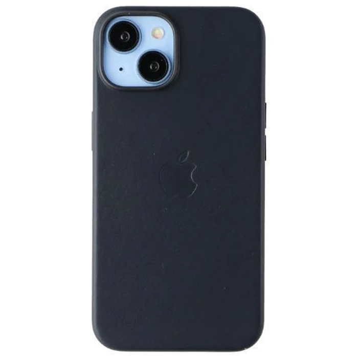 Apple Leather Case with MagSafe for iPhone 14 - Midnight by Apple - Image 2