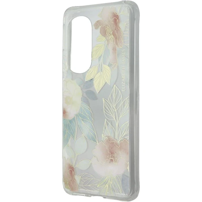 Elizabeth James Phone Case for Motorola Edge (2022) - Blooms in Bordeaux by Elizabeth James - Refurbished - Good condition
