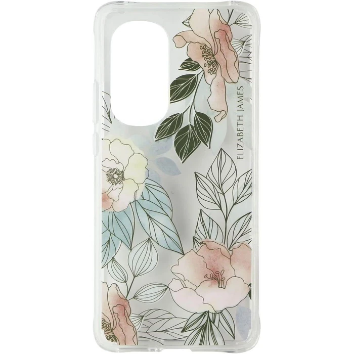 Elizabeth James Phone Case for Motorola Edge (2022) - Blooms in Bordeaux by Elizabeth James - Image 2