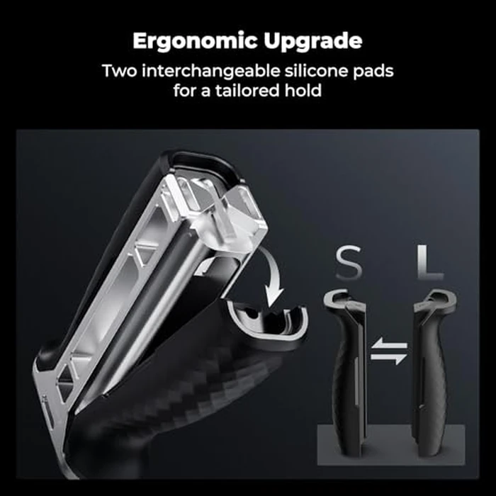 K&F CONCEPT NATO Side Handle with Universal Ergonomic Removable Grip Pad, NATO Rail & 3/8" Screw Dual Mount, 4cm Height Adjustable Built-in 1/4" & 3/8" Threads and Cold Shoe for Camera Cage by K&F CONCEPT - Image 2