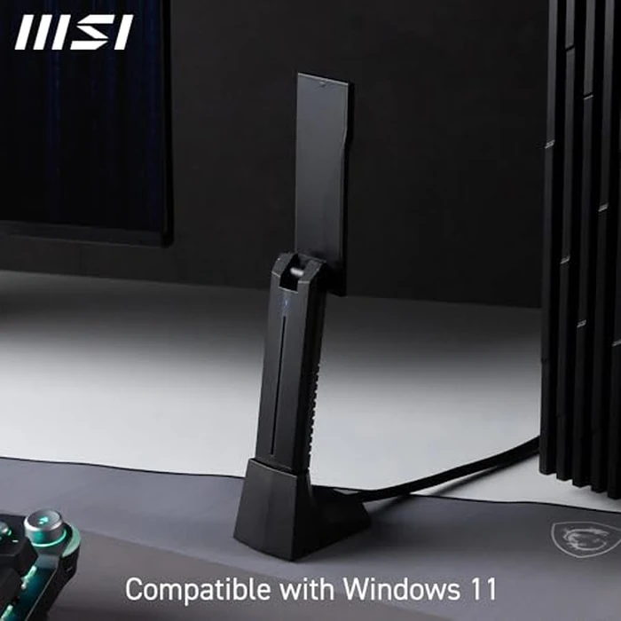 MSI BE6500 WiFi 7 USB Adapter w/USB Cradle Stand by MSI - Image 4
