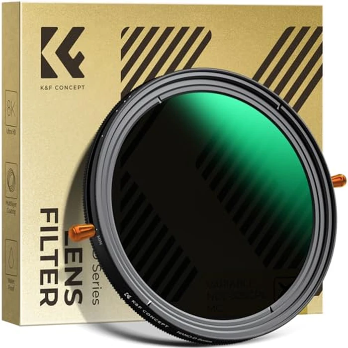 K&F CONCEPT 52mm Variable Fader ND2-32 ND Filter and CPL Circular Polarizing Lens Filter in 1 for Camera Lens Waterproof Neutral Density Polarizer Filter (Nano-D Series) by K&F CONCEPT - Image 1