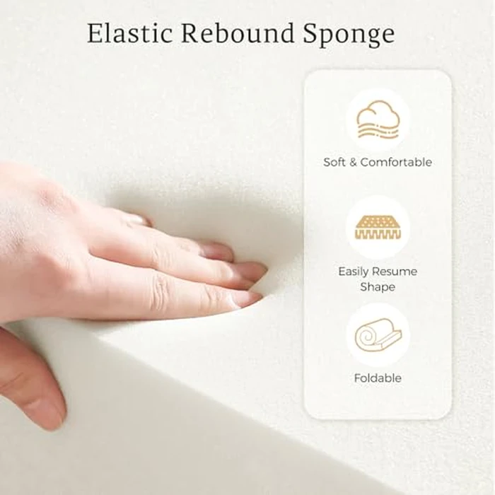 Iheqard Chaise Lounge Cushions Outdoor, 71"x22"x3" Patio Lounge Chair Furniture Cushions with Washable Covers for Pool, Patio, Lawn (Black+White Stripes, 1 Pcs) by Iheqard - Image 4