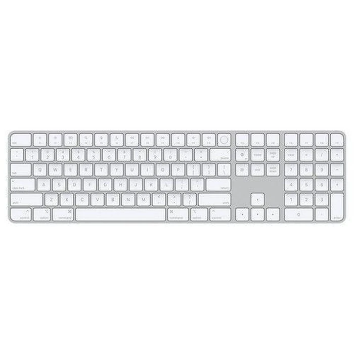 Apple Magic Keyboard with Touch ID and Numeric Keypad for Mac Models - White by Apple - Refurbished - Excellent condition - US$171.48