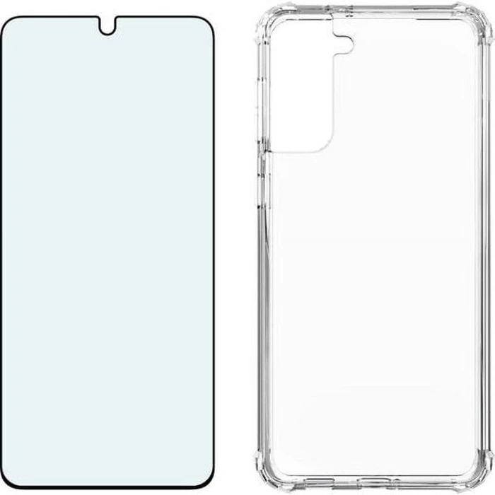 Verizon Clear Phone Case and Blue Light Screen Protector for Samsung Galaxy S21+ 5G - Clear by Verizon - Image 1