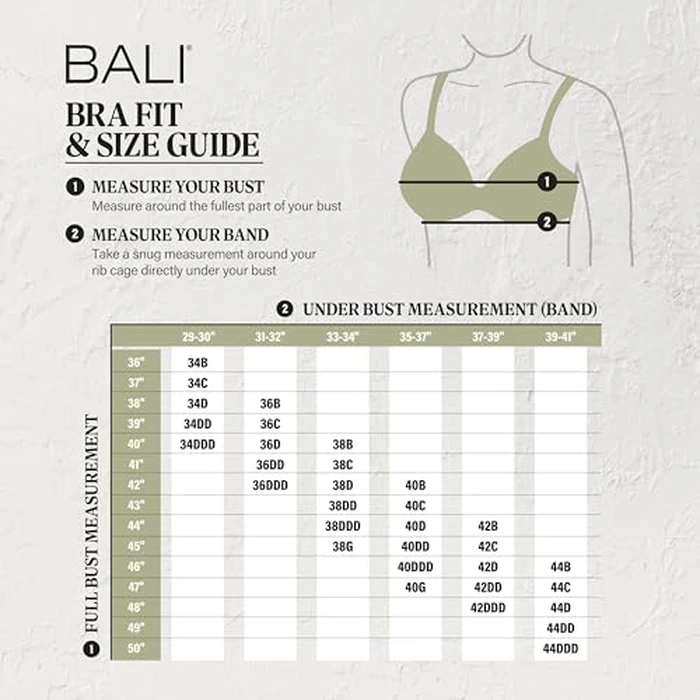 Bali Women's One Smooth U Lace Minimizer Bra, Underwire Full-Coverage Convertible Bra by Bali - Image 6