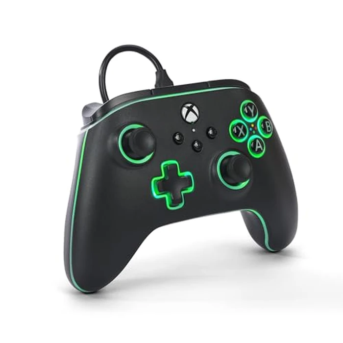 PowerA Advantage Wired Controller for Xbox Series X|S with Lumectra - Black, gamepad, wired video game controller, gaming controller, works with Xbox One and Windows 10/11, officially licensed by PowerA - Image 3