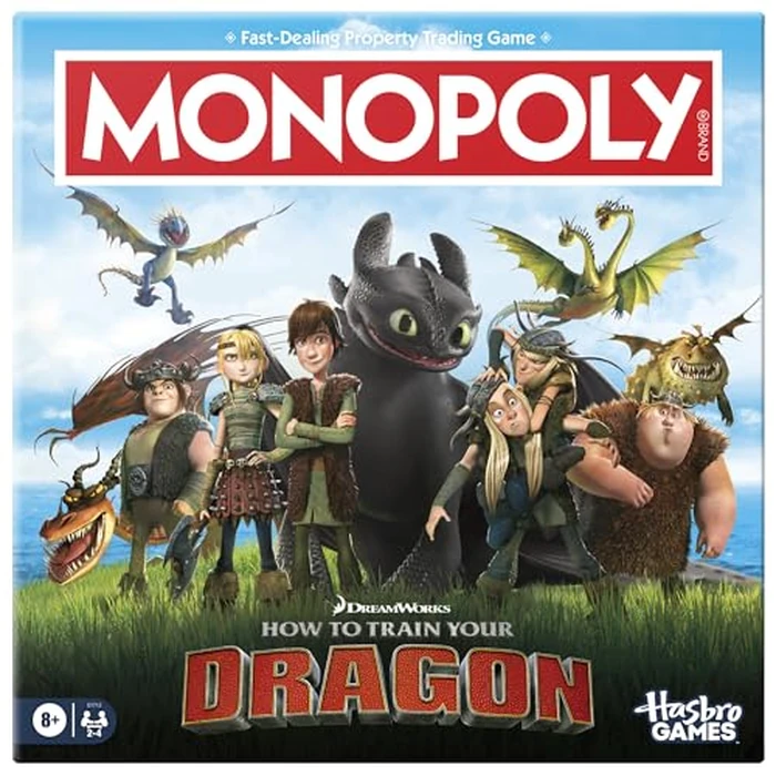 Monopoly DreamWorks How to Train Your Dragon Edition Board Game | Ages 8+ | 2 to 4 Players | 45 Mins. | Fun Family Games for Kids, Teens & Adults (Amazon Exclusive) by Hasbro Gaming - Image 2