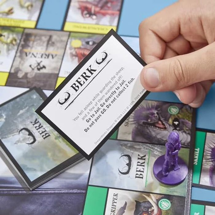 Monopoly DreamWorks How to Train Your Dragon Edition Board Game | Ages 8+ | 2 to 4 Players | 45 Mins. | Fun Family Games for Kids, Teens & Adults (Amazon Exclusive) by Hasbro Gaming - Image 8