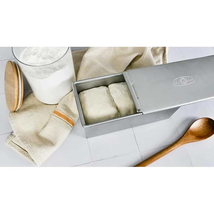USA Pans 9 x 4 x 4-Inch Pullman, Aluminized Steel with Americoat by USA Pan - Image 2