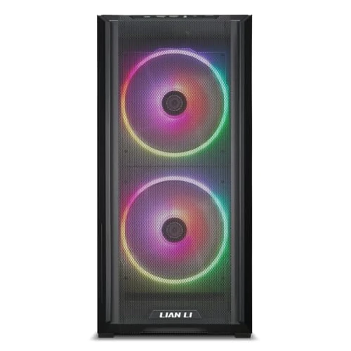 LIAN LI LANCOOL 216 E-ATX PC Case, Airflow Focus RGB Gaming Computer Case with All-Around Mesh Panels, 2x160mm & 1x140mm PWM Fans Pre-Installed and Innovative Rear PCIe Fan Bracket Chassis (Black) by Lian Li - Image 2
