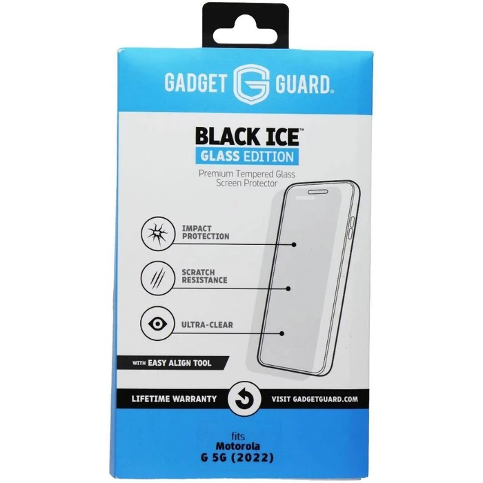 Gadget Guard Black Ice Glass Edition Screen Protector for Motorola One 5G - Clear by Gadget Guard - Refurbished - Brand New condition