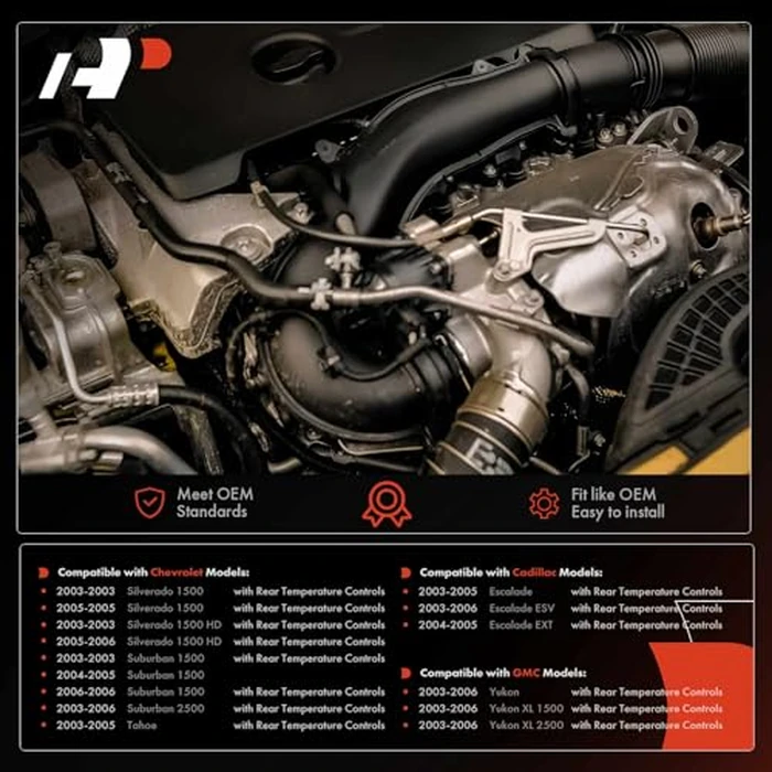 A-Premium A/C Discharge Line Hose Assembly Compatible with Chevrolet Silverado 1500/1500 HD, Tahoe, Suburban 1500/2500 & GMC Yukon, Yukon XL 1500/2500 & Cadillac Escalade, Compressor to Condenser by A-Premium - Image 2