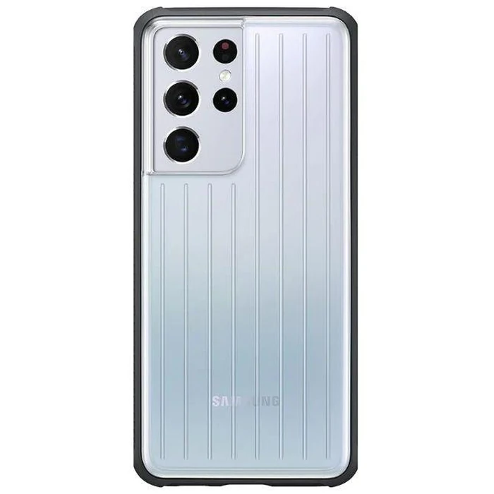 Samsung Rugged Clear Protective Cover for Galaxy S21 Ultra - Clear by Samsung - Refurbished - Brand New condition - US$20.48