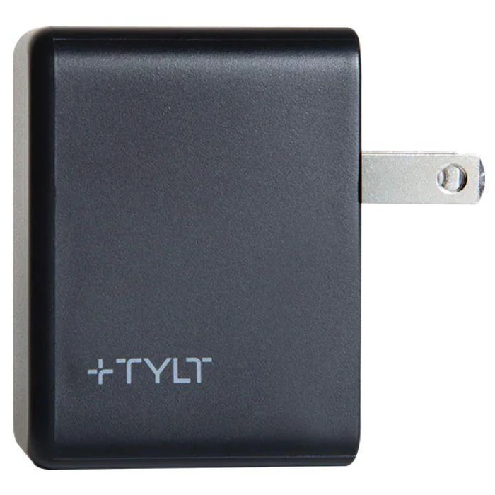 Tylt Full Speed 20W Fast Charging Wall Charger - Black by Tylt - Refurbished - Acceptable condition