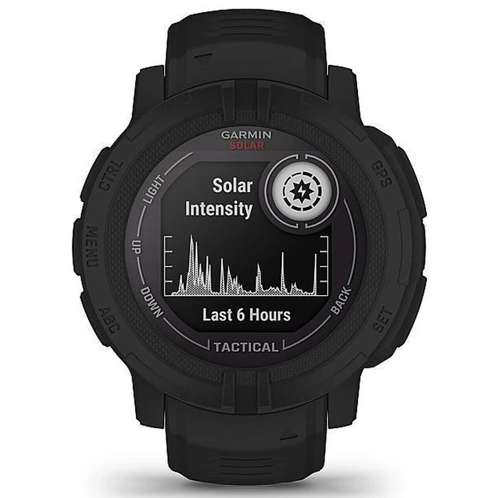 Garmin Instinct 2 Solar Smartwatch - 50mm - Black Tactical Edition (Polymer) Case with Black Silicone Sport Band by Garmin - Refurbished - Excellent condition