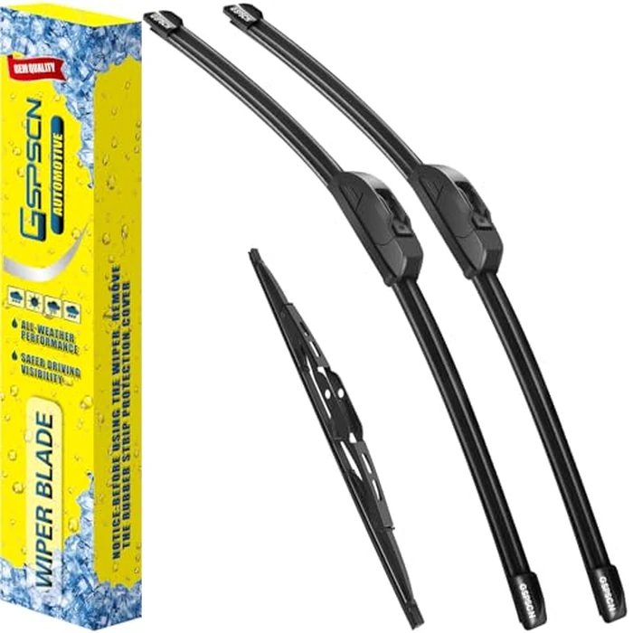 GSPSCN 3 Wipers Replacement for Cadillac XT6 XT5 XT4 2024-2017，Original Equipment Windshield Wiper Blades 24"+20"+12" (set of 3) J hook by GSPSCN - Used - Very Good condition