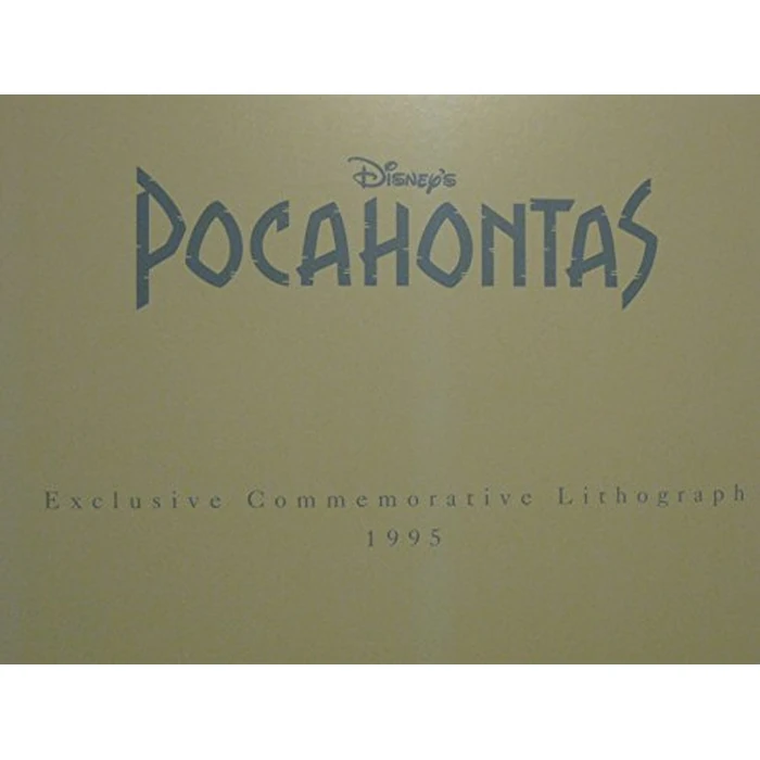 The Art of Pocahontas by Disney Editions - Used - Acceptable condition